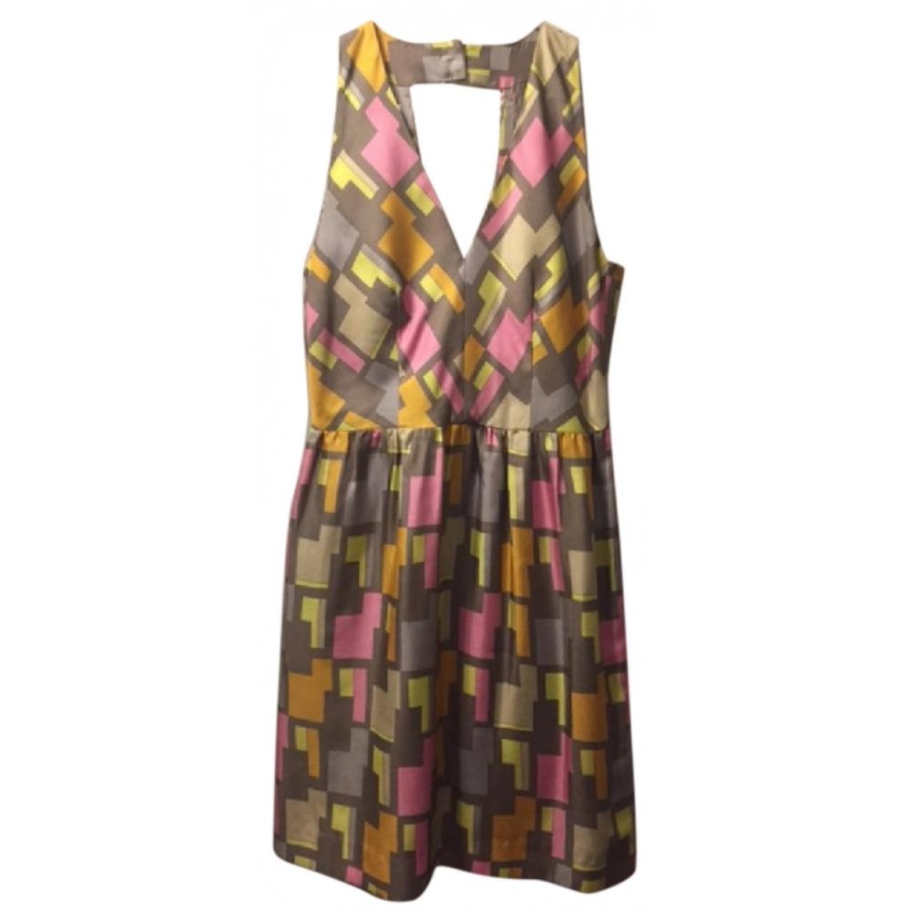Milly Silk Geometric Dress